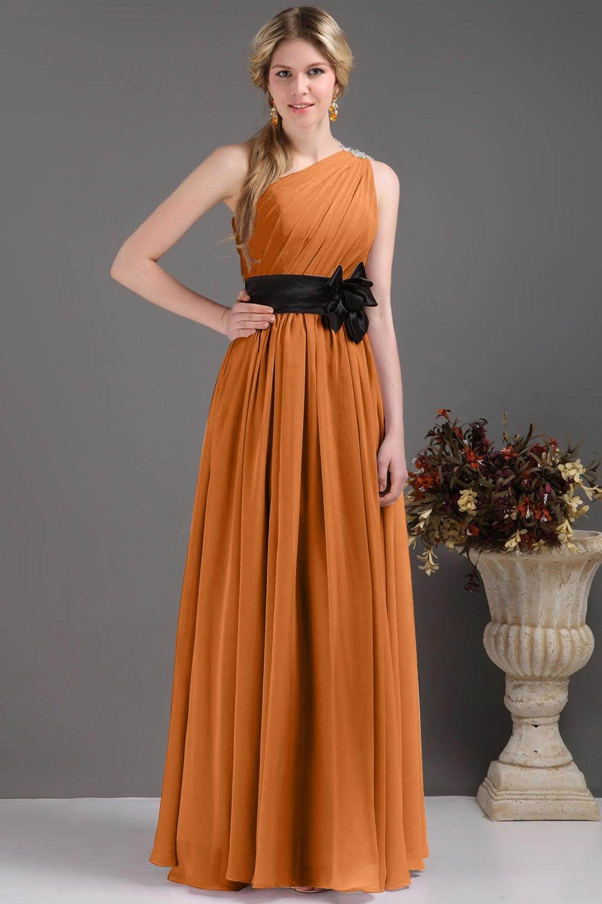 Sheath-Column Floor Length Bridesmaids Dress COSF14001 - COCOMELODY